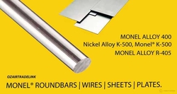 Monel alloy roundbars,sheets,plates,wires,electrodes manufacturers,suppliers.